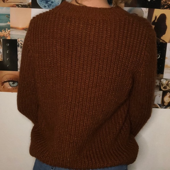 Brown thick sweater - Picture 3 of 4